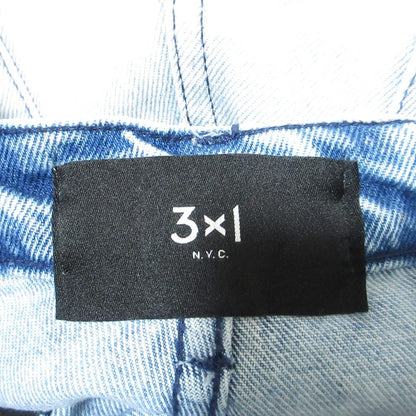 スリーバイワン ABBI JEAN ASYMMETRICAL WAIST CLEAN デニムパンツ