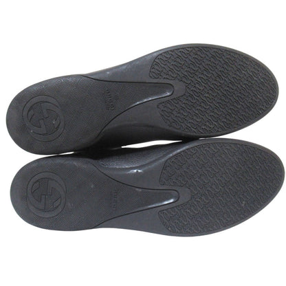 グッチ シュリンクレザー ロングブーツ