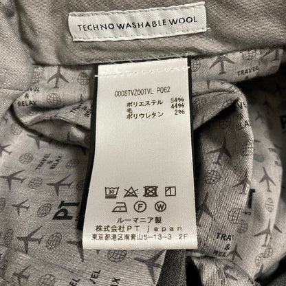 ピーティートリノ ストレッチウールスラックス