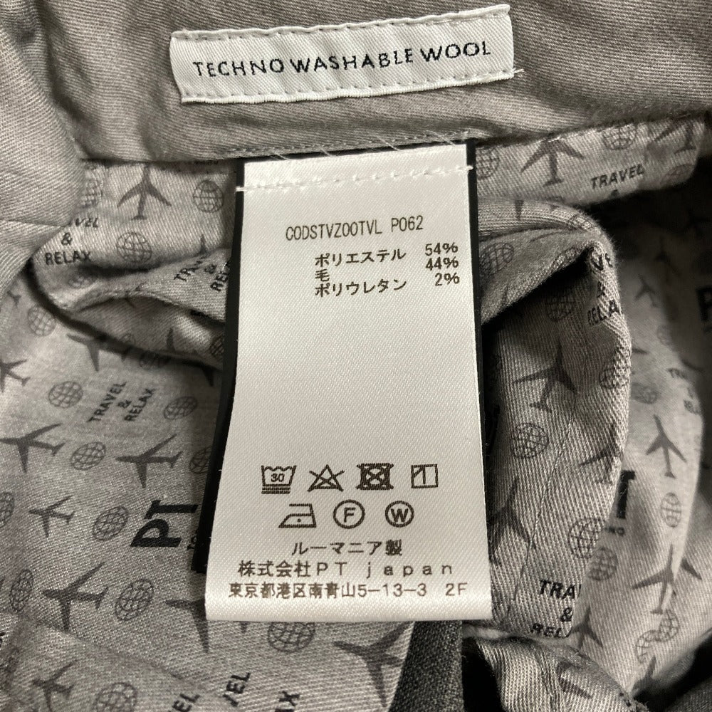 ピーティートリノ ストレッチウールスラックス