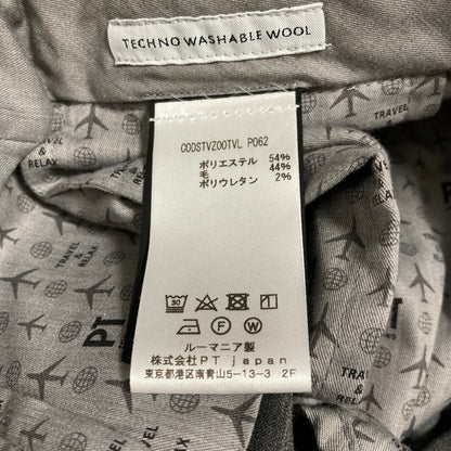 ピーティートリノ ストレッチウールスラックス
