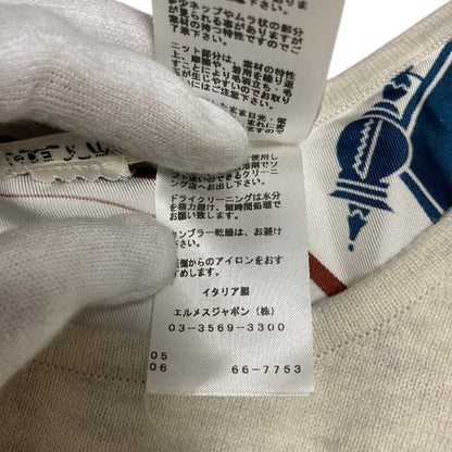 エルメス ツイルレーヌエクスリブリス ニットセーター