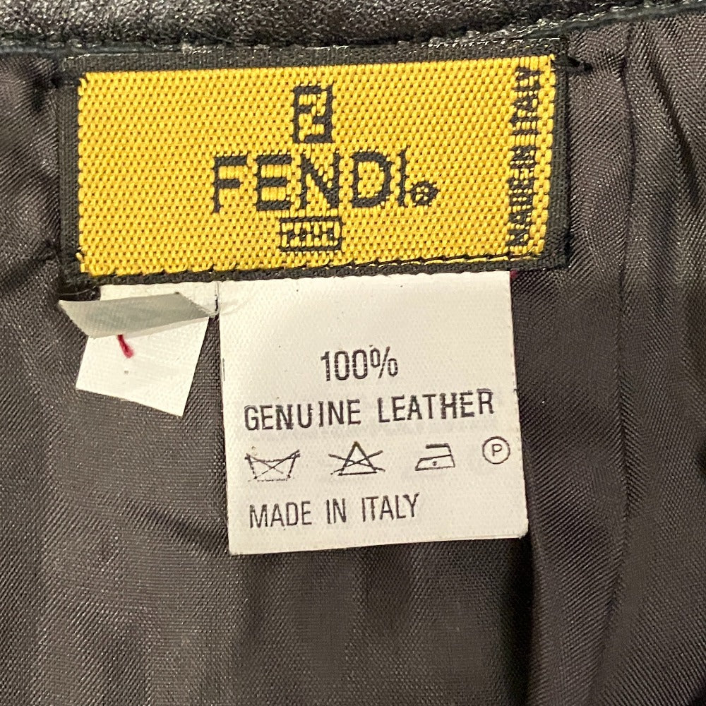 フェンディ ラムレザースカート