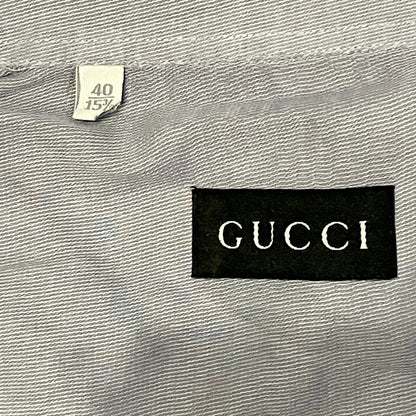 グッチ コットンウエスタンシャツ