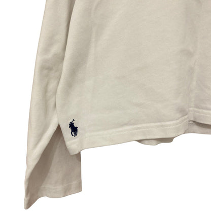 ポロラルフローレン コットンクロップド長袖Tシャツ