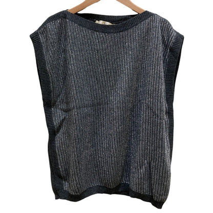ヴァレンティノブティック カシミヤブレンド ラメ糸 ニットベスト