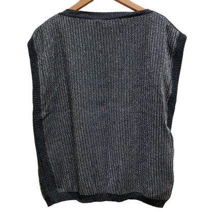 ヴァレンティノブティック カシミヤブレンド ラメ糸 ニットベスト