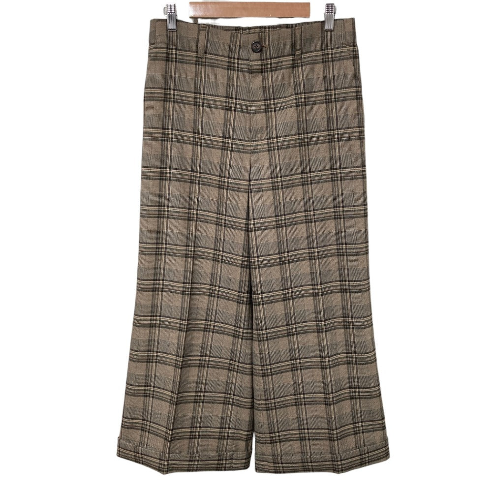 Ville dazur チェックワイドパンツ