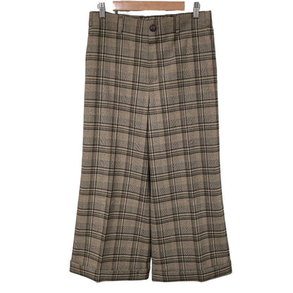 Ville dazur チェックワイドパンツ