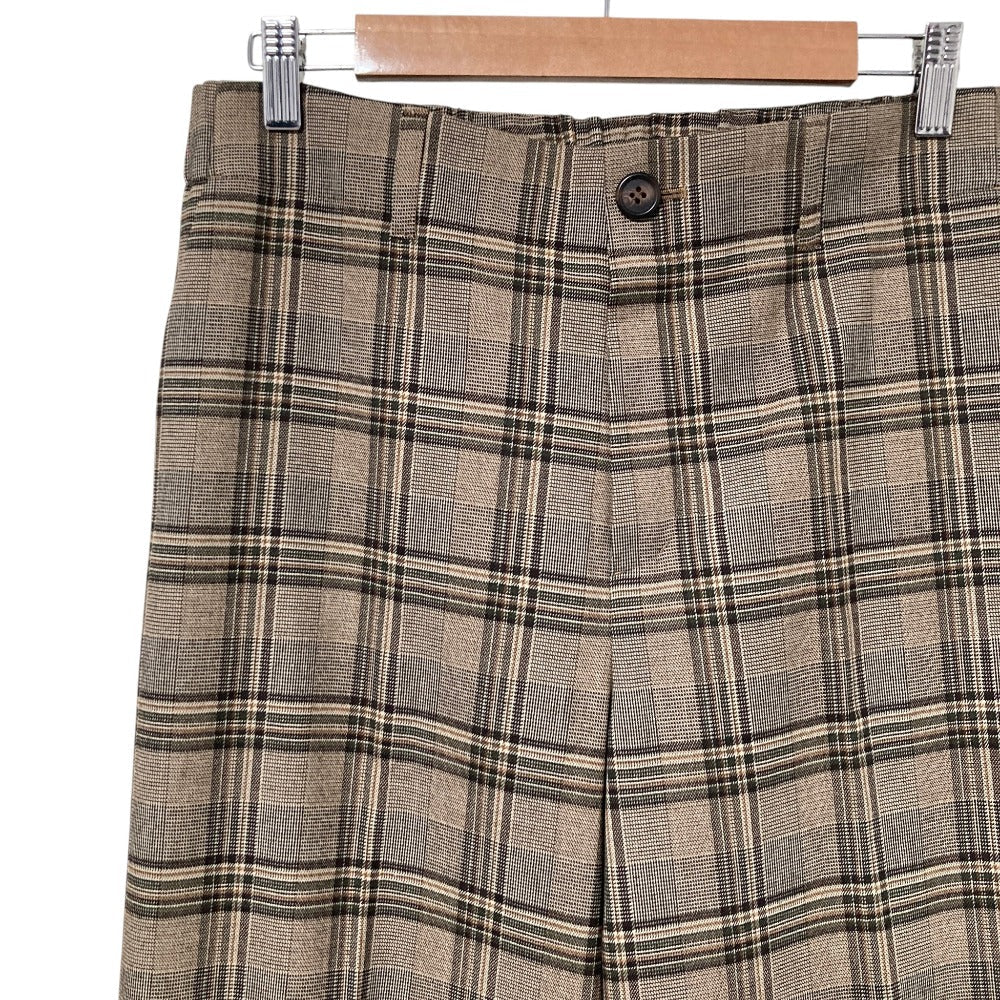 Ville dazur チェックワイドパンツ