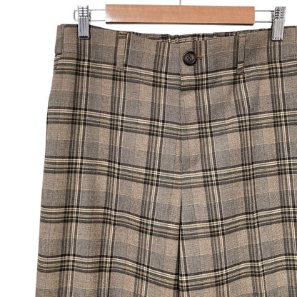 Ville dazur チェックワイドパンツ