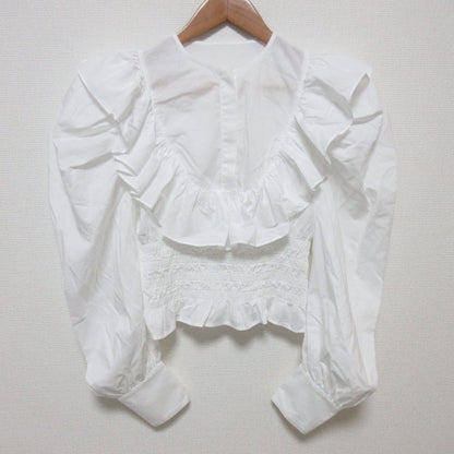 シーニュ Mireille シフォンクロップドトップス
