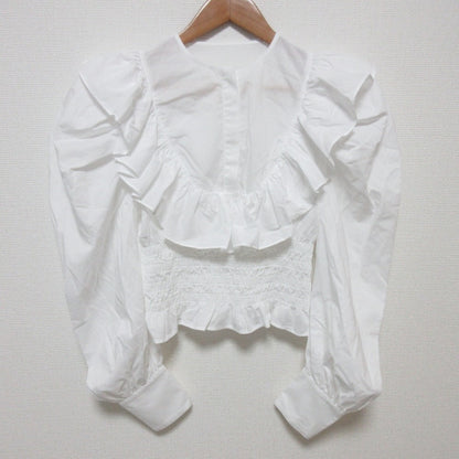 シーニュ Mireille シフォンクロップドトップス