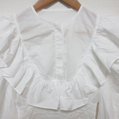 シーニュ Mireille シフォンクロップドトップス