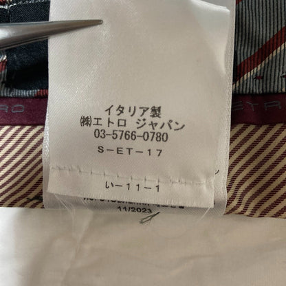 エトロ ジャカードコットンパンツ