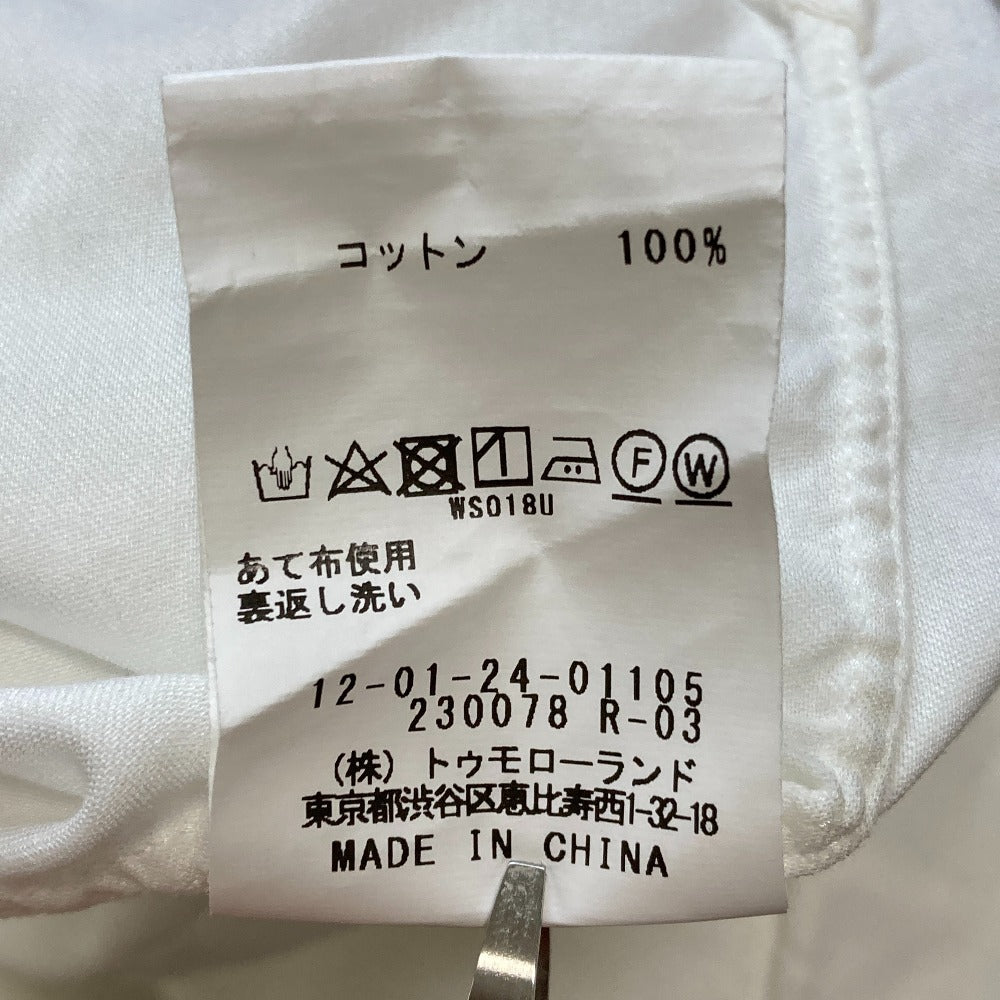 トゥモローランド コットンロングシャツ