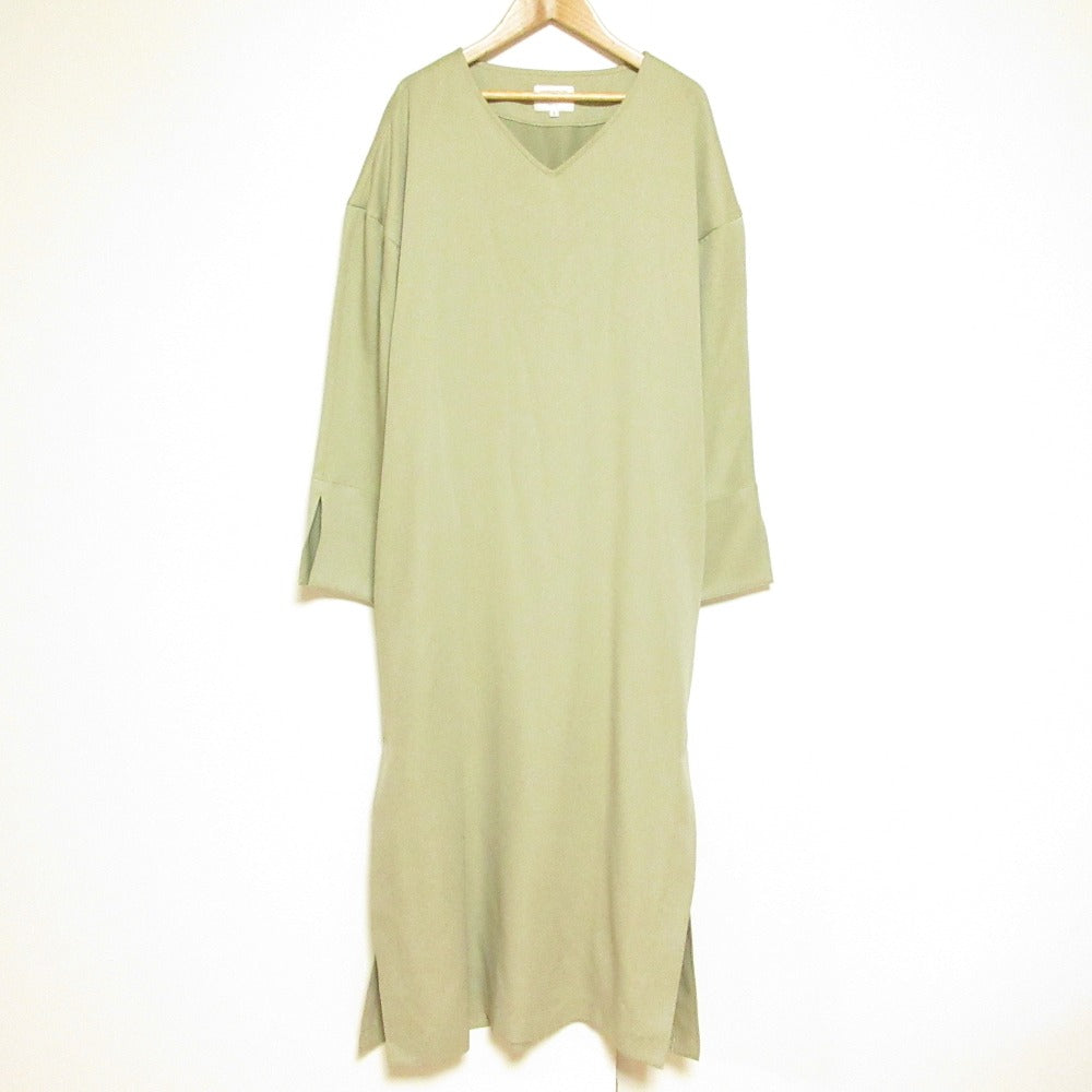 フーフー neutral v neck one piece ワンピース