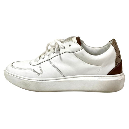 ヘルノ ロゴジャガード レザースニーカー