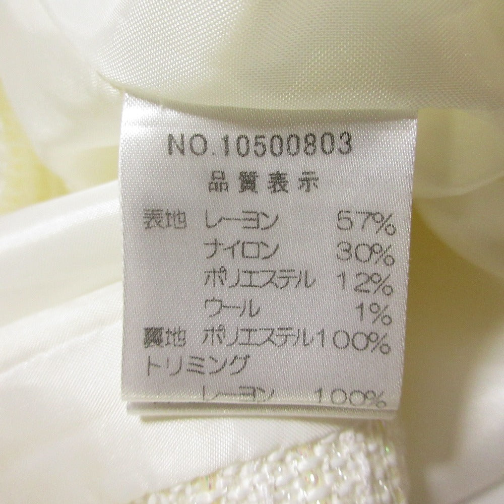 ハロッズ スパンコールツイードノーカラージャケットワンピーススーツ