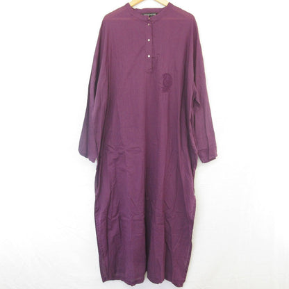 ミズイロインド ロングシャツワンピース