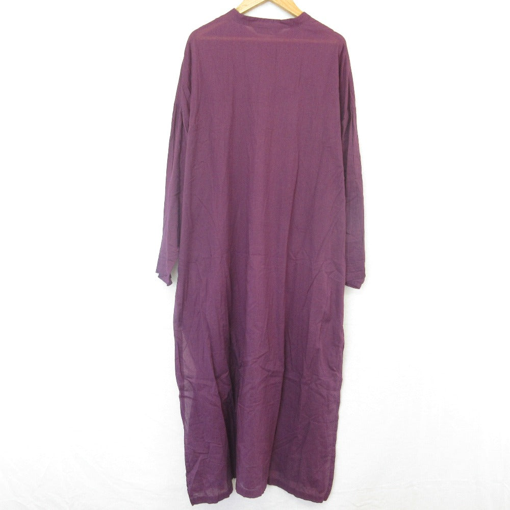 ミズイロインド ロングシャツワンピース
