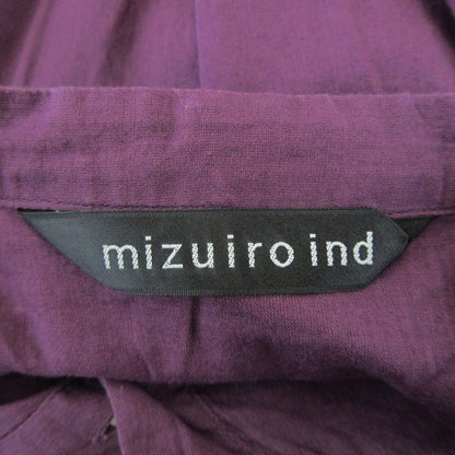 ミズイロインド ロングシャツワンピース