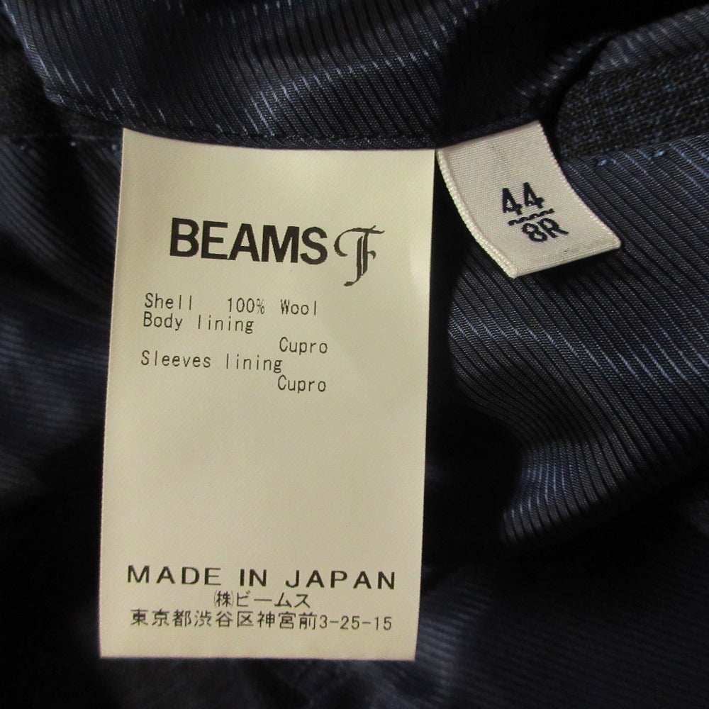ビームスエフ グレンチェックセットアップスーツ