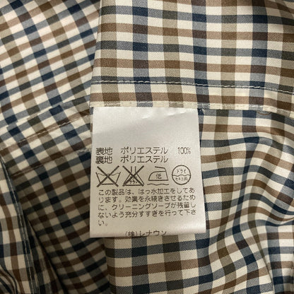 アクアスキュータム 撥水チェックハーフコート