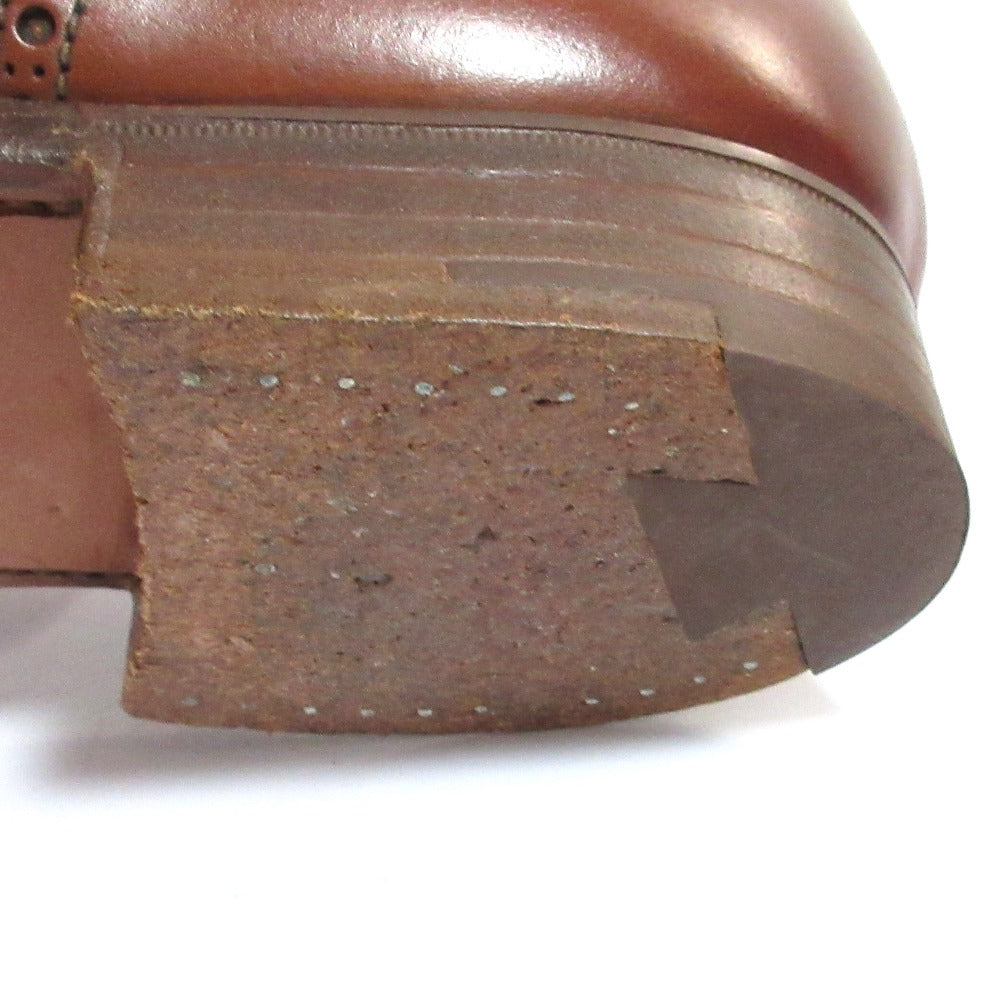 クロケットアンドジョーンズ CHALFONT ウイングチップシングルストラップレザーシューズ