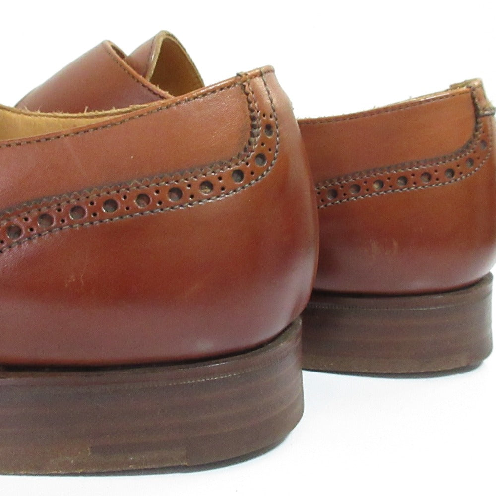 クロケットアンドジョーンズ CHALFONT ウイングチップシングルストラップレザーシューズ