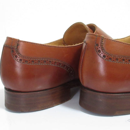 クロケットアンドジョーンズ CHALFONT ウイングチップシングルストラップレザーシューズ