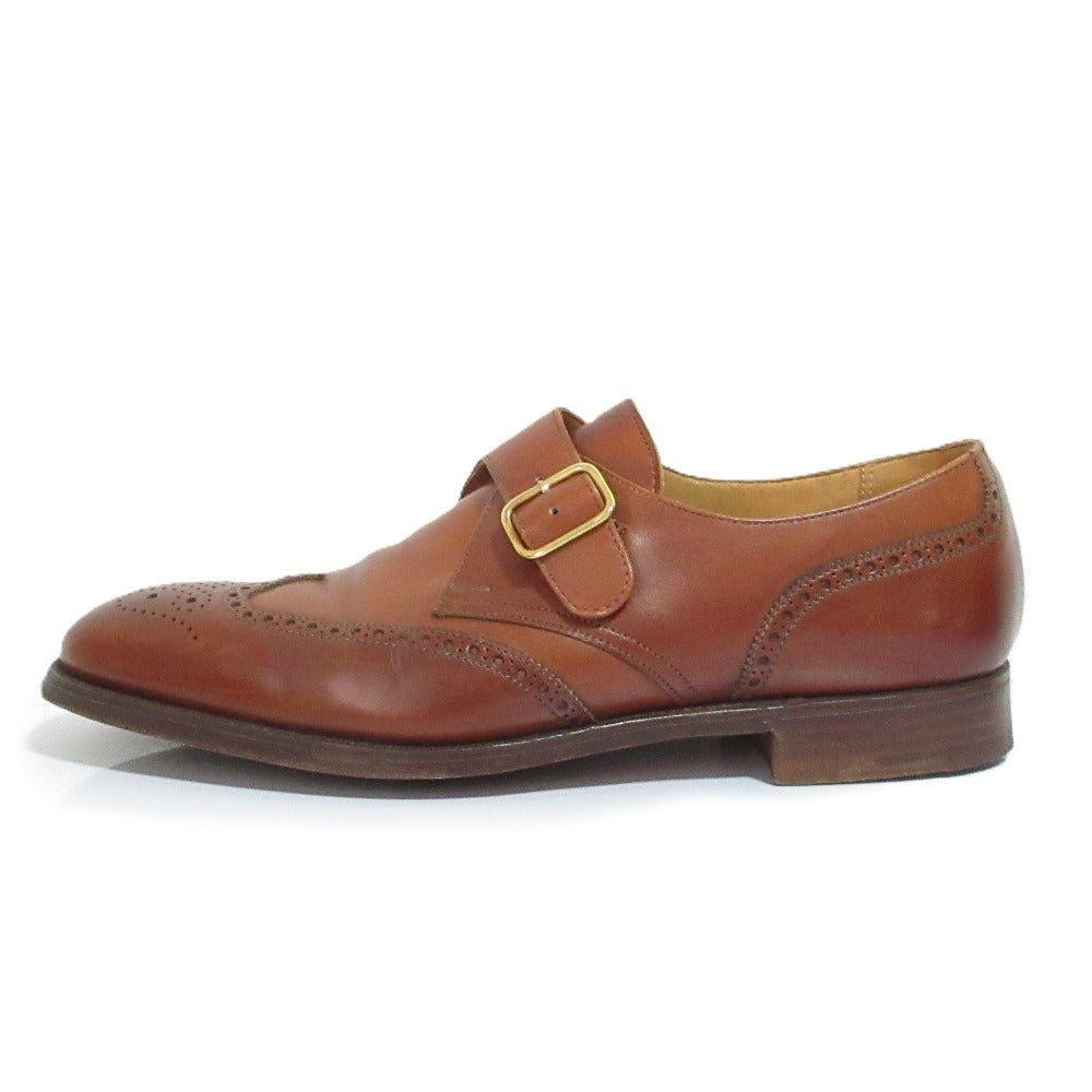 クロケットアンドジョーンズ CHALFONT ウイングチップシングルストラップレザーシューズ