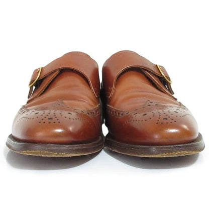 クロケットアンドジョーンズ CHALFONT ウイングチップシングルストラップレザーシューズ