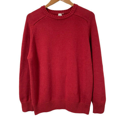 エルイー レショップ コットンクルーネックニットセーター