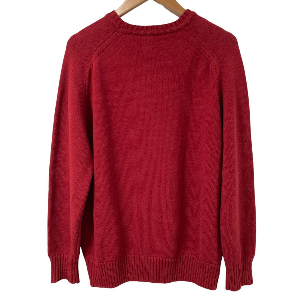 エルイー レショップ コットンクルーネックニットセーター