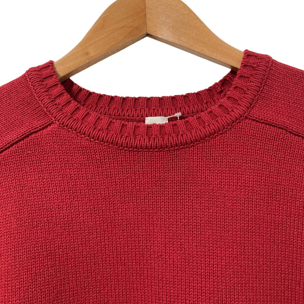 エルイー レショップ コットンクルーネックニットセーター