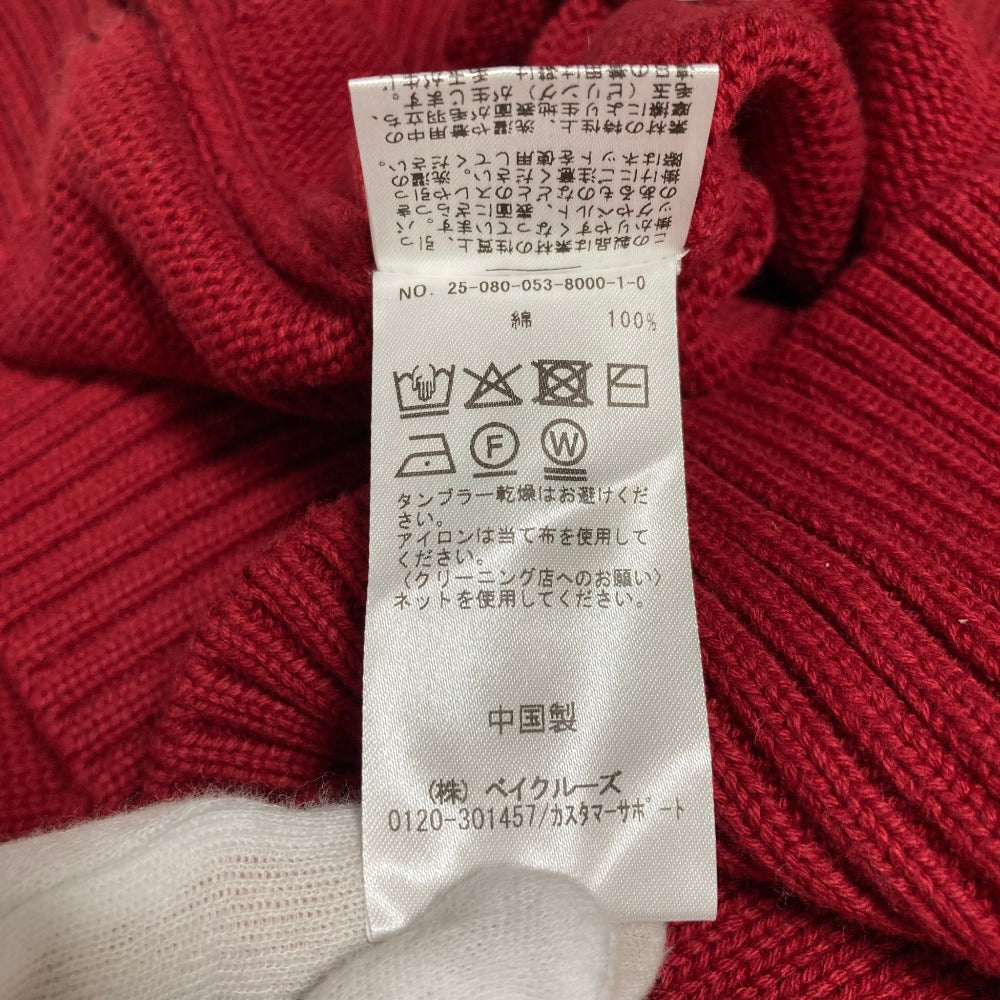 エルイー レショップ コットンクルーネックニットセーター