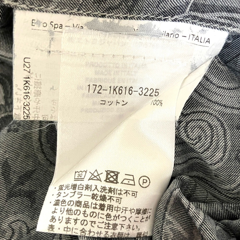 エトロ ペイズリージャガード長袖シャツ