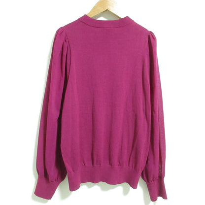 ハイク CREWNEC SWEATER WITH SHEER SLEEVE ニットセーター