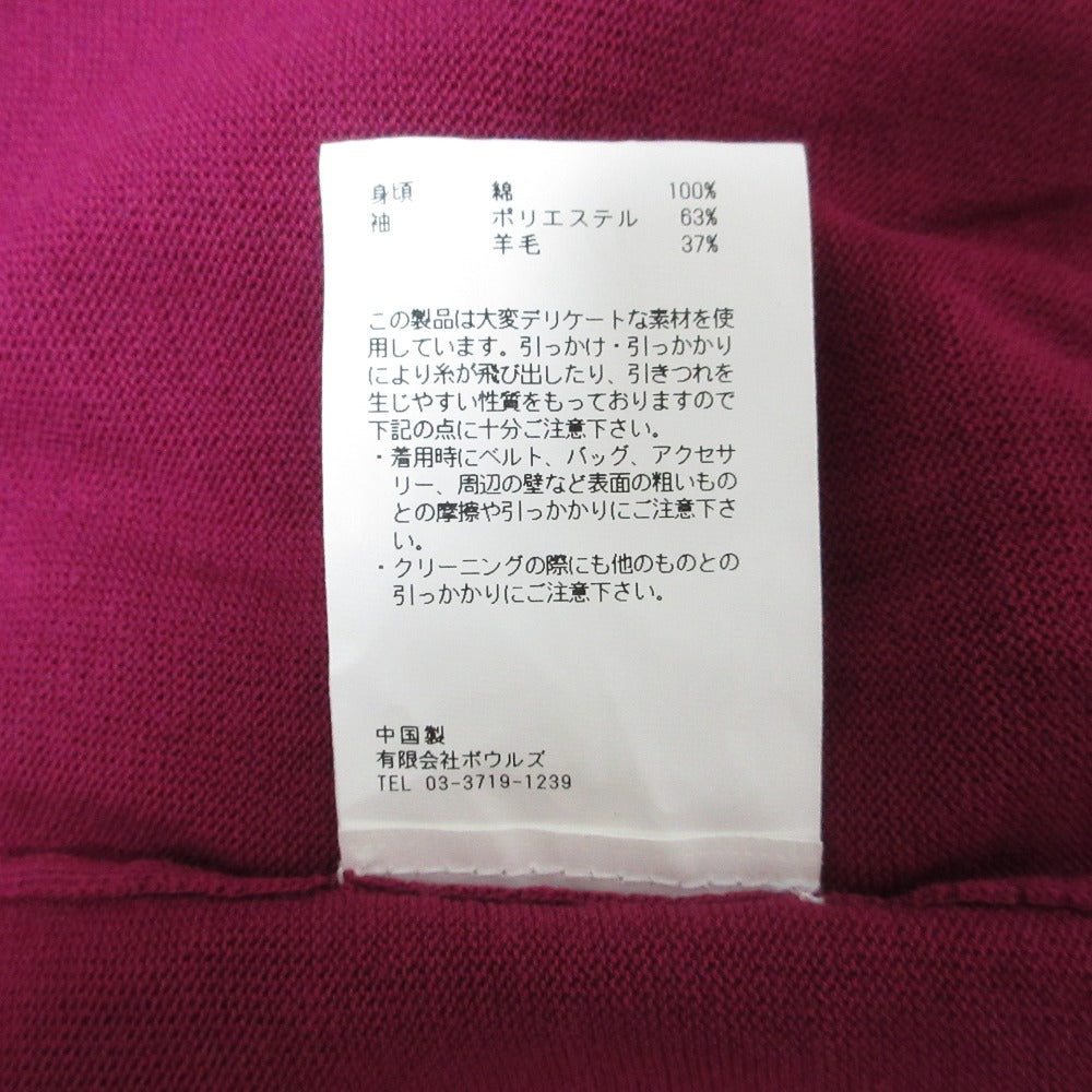 ハイク CREWNEC SWEATER WITH SHEER SLEEVE ニットセーター
