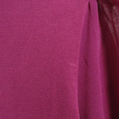 ハイク CREWNEC SWEATER WITH SHEER SLEEVE ニットセーター