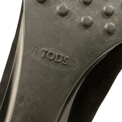 トッズ スエード ウエッジソールパンプス