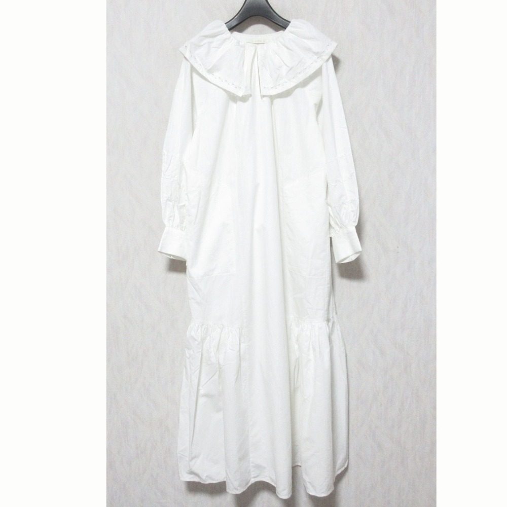 ヌキテパ POPLIN DOBBY ZIGZAG TAPE ワンピース