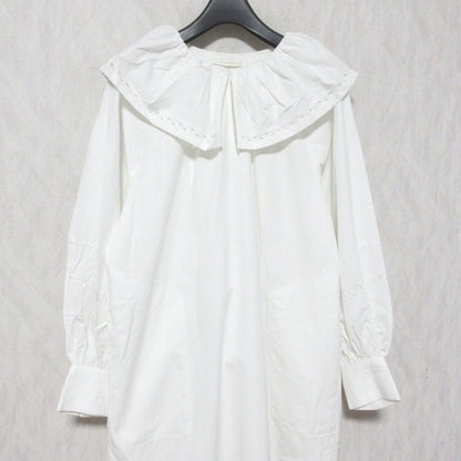 ヌキテパ POPLIN DOBBY ZIGZAG TAPE ワンピース