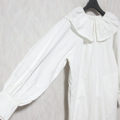 ヌキテパ POPLIN DOBBY ZIGZAG TAPE ワンピース