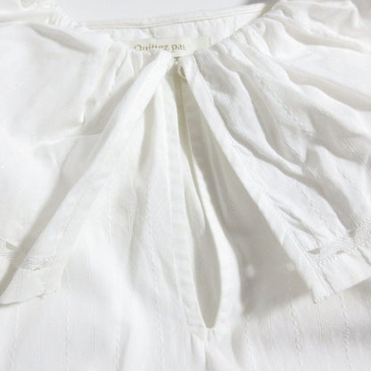 ヌキテパ POPLIN DOBBY ZIGZAG TAPE ワンピース