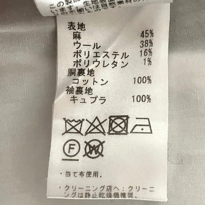 セヤ リネンウールヘリンボーンテーラードジャケット