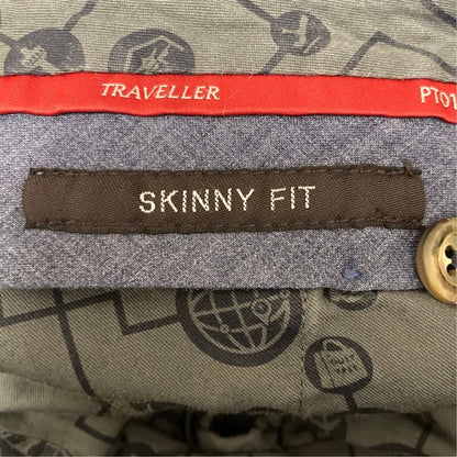 ピーティーゼロウーノ TRAVELER ストレッチチェックスラックス