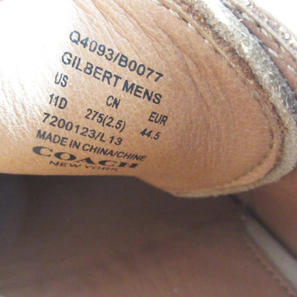 コーチ GILBERT スエードレザープレーントゥシューズ
