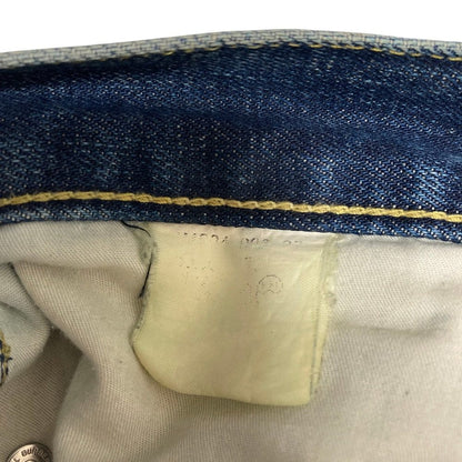 バーバリーブラックレーベル ダメージ加工フレアデニムパンツ